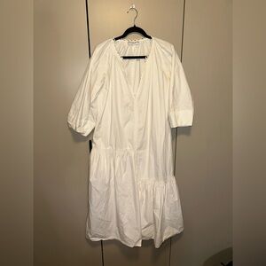 Apiece Apart White Maxi Flowy dress
